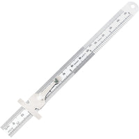 Rustless Ruler with Clip - 150mm/6