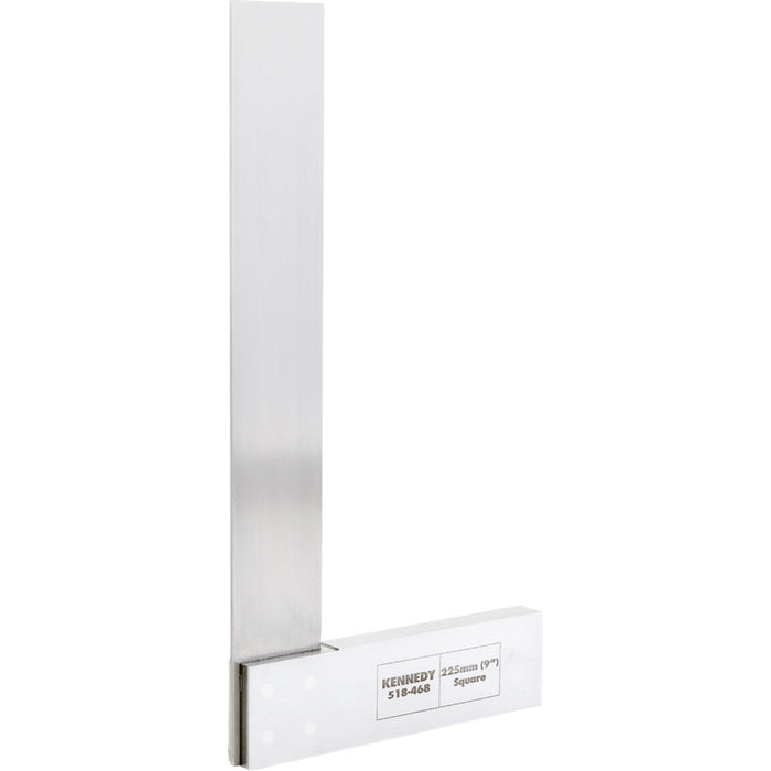 Kennedy 225mm (9 inch) Engineers Square - Precision Steel Square for Woodworking & Metalworking