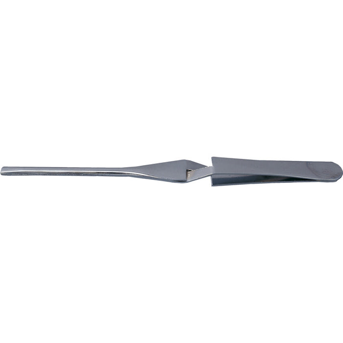 KENNEDY 170mm Flat Blade Precision Tweezers - Stainless Steel - Fine Tip Tool