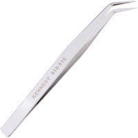Kennedy 145mm Bent Nose Precision Tweezers - Stainless Steel, Anti-Static, ESD Safe - Perfect for Electronics & Crafts