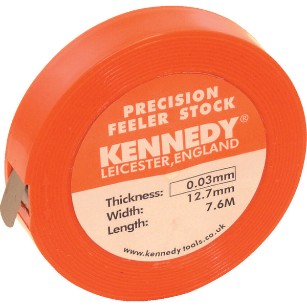 Kennedy 0.20mm x 12.7mm FEELER STOCK 7.6MCOIL