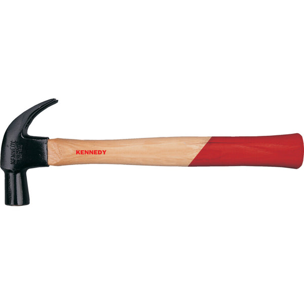 Kennedy 20oz Curved Claw Hammer - Wood Handle - High-Quality Nail Hammer for Construction and DIY