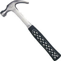 Kennedy 16oz Curved Claw Hammer - All Steel Construction with Rubber Grip for Comfort and Durability.