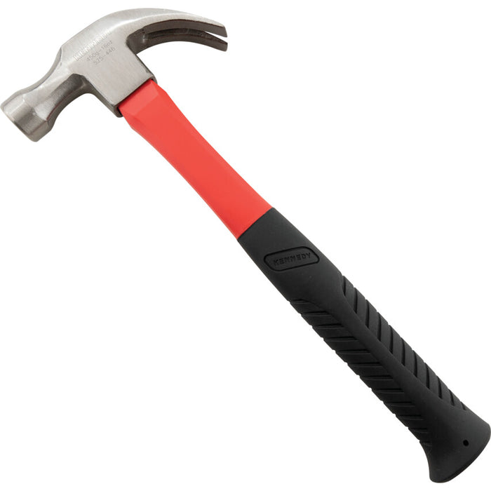 Kennedy 16oz Claw Hammer - Fiberglass Handle. Curved Claw Hammer for Construction & DIY. Buy Now at chavda.com!