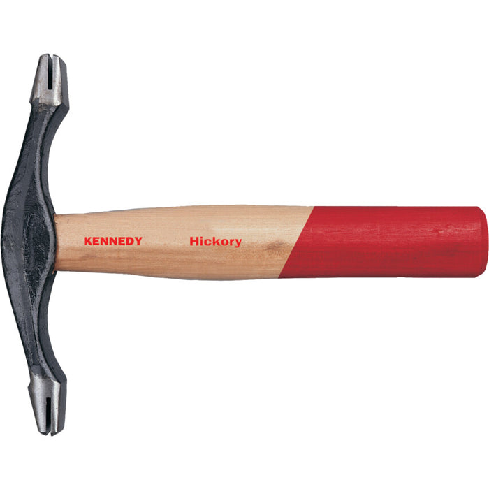 Kennedy 28oz Double Ended Scutch Hammer with Hickory Handle - Professional Masonry Tool