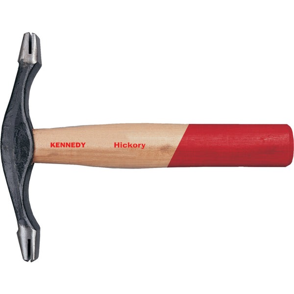 Kennedy 28oz Double Ended Scutch Hammer with Hickory Handle - Professional Masonry Tool