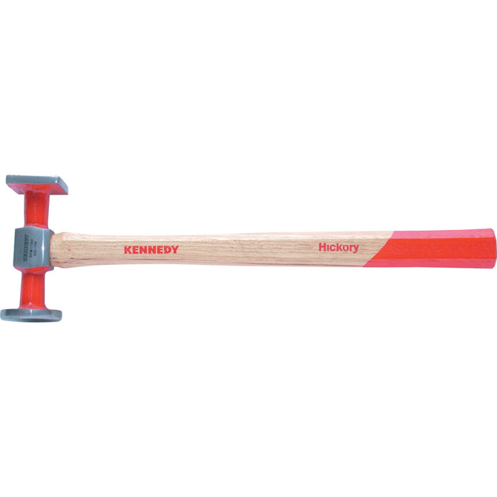 Kennedy Finishing Hammer - 25mm Sq, 28mm Dia, Hickory Handle. Precision hammer for auto body, metalwork, and finishing. Get yours now!