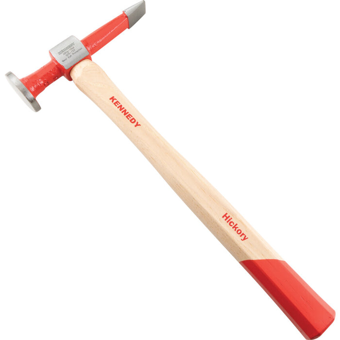 Kennedy Straight Pein Finishing Pick Hammer, 40mm Hickory Handle - Auto Body Repair Tool