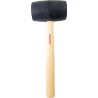 Kennedy 24oz Black Rubber Mallet with Hickory Handle - Shop at chavda.com
