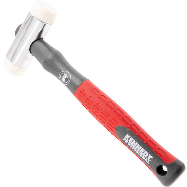 KENNEDY 38mm Nylon Hammer - Non-Marring, Polypropylene Handle, Tool for Automotive, Woodworking, Metalworking