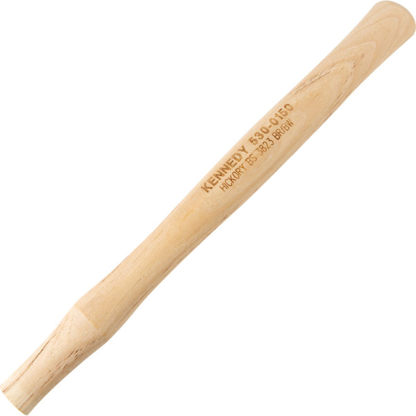 KENNEDY Hickory Hammer Shaft, 15 inch, Wood Handle Replacement for Hammers - Durable Wood Hammer Handle