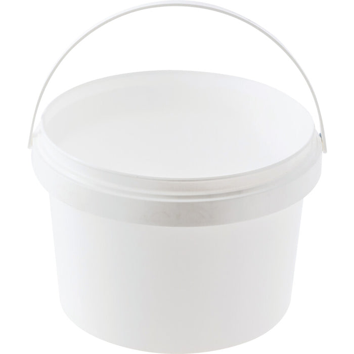 Kennedy Plastic Paint Kettle - 1 Liter Capacity | White Plastic Paint Bucket for DIY Projects and Painting | chavda.com