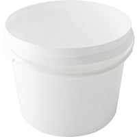Kennedy Plastic Paint Kettle - 10 Liter Capacity - White Bucket - Paint Container - chavda.com