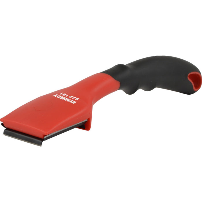 Kennedy 64mm Wood Scraper - Four Edge Blade, Bi-Material Grip | Professional Hand Tool for Woodworking and Surface Prep
