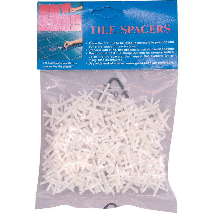 Kennedy 2mm Tile Spacers (Pack of 250) - Even Spacing for Perfect Tile Installation