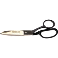 KENNEDY 12 inch All Metal Sidebent Shears, Heavy Duty Fabric Scissors