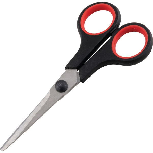 KENNEDY 5.1/2" Slimline Scissors: Bi-Material Grip. Precision Cutting Tool.