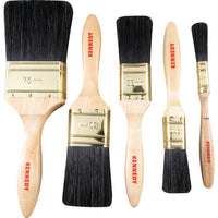 Kennedy Professional Paint Brush Set - 5 Piece Set for Painting, Trimming, and Touch-Ups