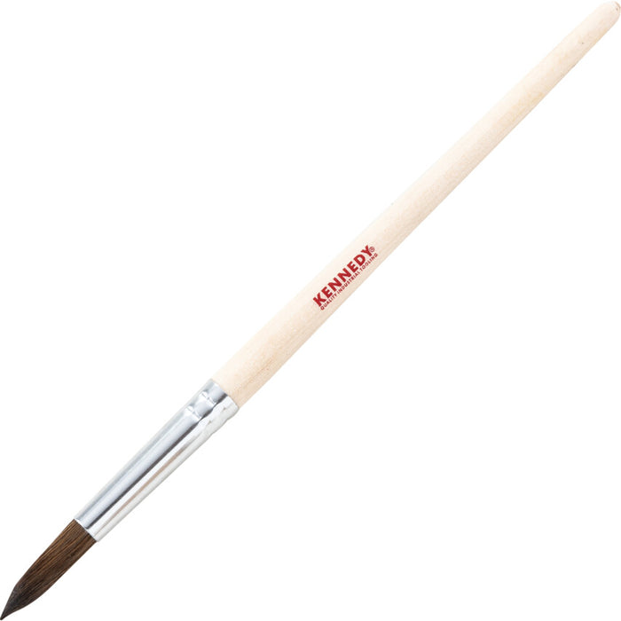 KENNEDY No.12 Artist Pencil Brush - Wooden Handle for Art Painting Detailing