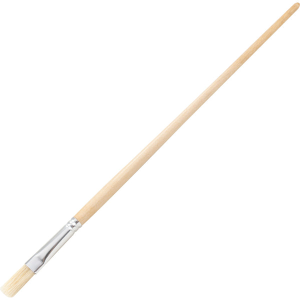Kennedy Paint Brush - No. 6 Flat Fitch Brush, Wooden Handle - Art Supplies