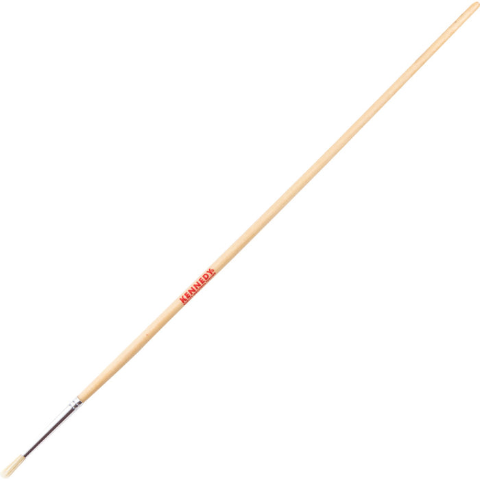 KENNEDY No.2 Round Fitch Paint Brush - Natural Wood Handle, Artist Brush, Fine Detailing