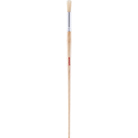 Kennedy No. 8 Round Fitch Brush - Natural Wood Handle Painting Brush | chavda.com