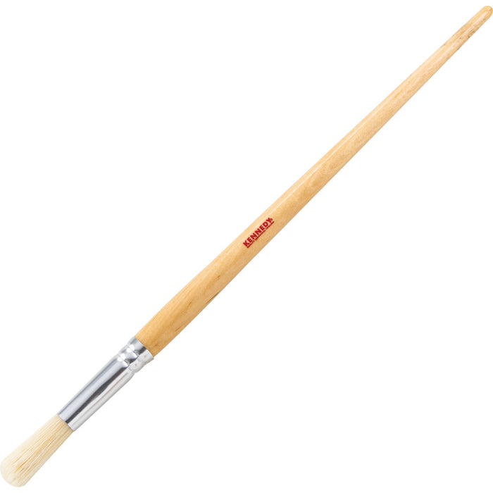Kennedy No. 12 Round Fitch Brush - Natural Wood Handle Painting Brush | Buy Online!