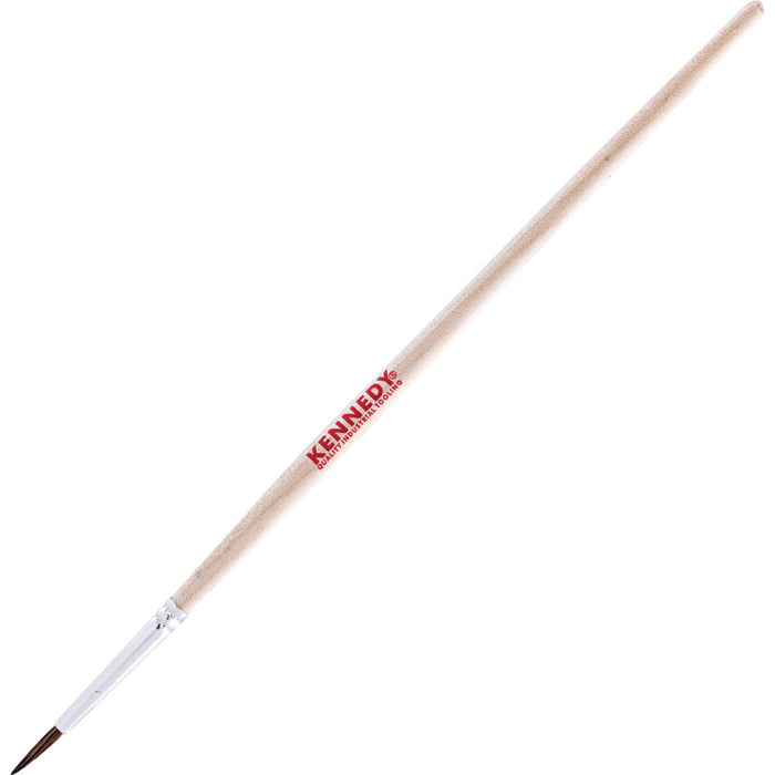 Kennedy No.2 Soft Hair Artist Brush - Wooden Handle - Fine Detail Painting Tool - Chavda.com
