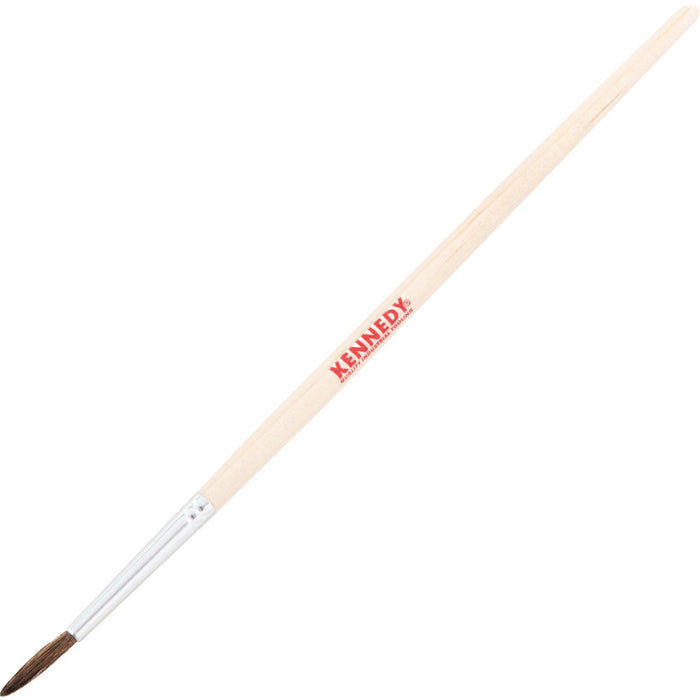 KENNEDY No.4 Soft Hair Artist Brush - Wooden Handle for Art & Crafts