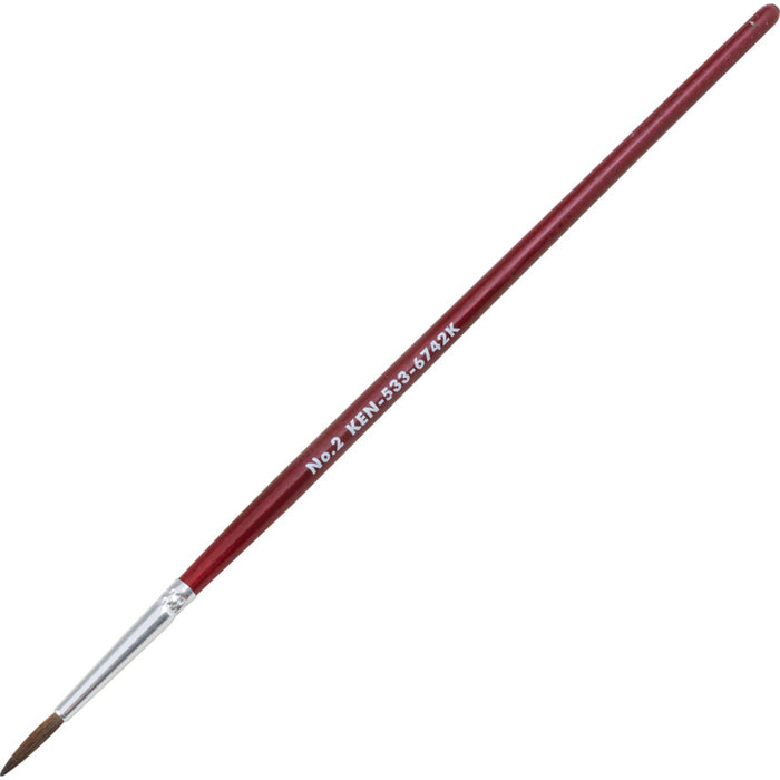 KENNEDY No.2 Artist Brush, Varnished Wood Handle - Professional Art Supplies
