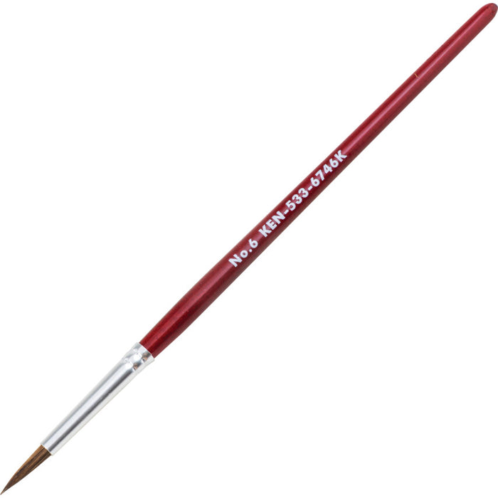 No. 6 Kennedy Artist Brush - Varnished Wooden Handle for Fine Art Painting, chavda.com