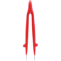 KENNEDY Insulated Tweezers - Straight - 145mm - Precision ESD Safe Electronics Repair Tools