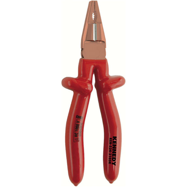 Kennedy Insulated Combination Pliers 1000V - Professional Electrician Tool