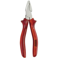 Kennedy Combination Pliers, Insulated Comfort Grip, Red Transparent Handles, 205mm. Professional Grade Pliers.