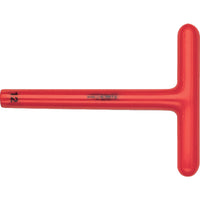 Kennedy Insulated T-Socket Wrench, Red, 200mm, 12mm, 1000V - DIN 7440, Professional Electrical Tool