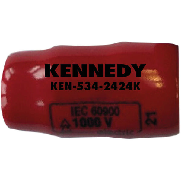 KENNEDY 10mm Insulated Deep Hex Socket - 1000V, KEN-534-2424K. Buy Insulated Tools Online at Chavda.com