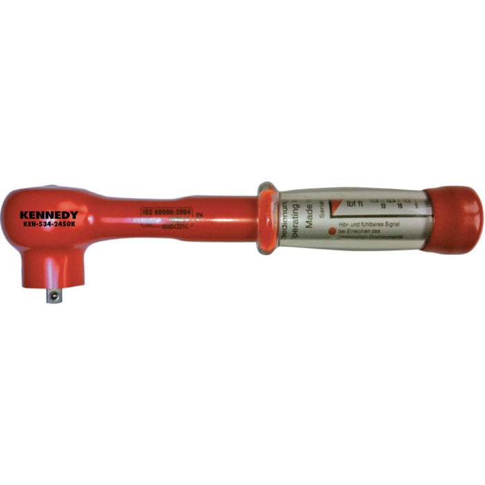 Kennedy Insulated Torque Wrench, 1/4