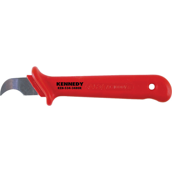Kennedy 180mm INSULATED CABLE KNIFECURVED BLADE