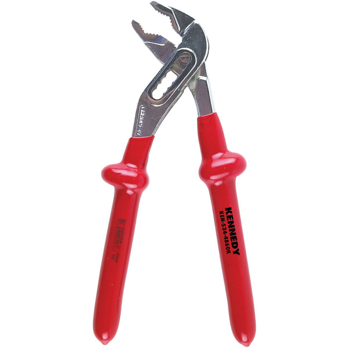 KENNEDY 240mm Insulated Pump Pliers - Box Joint Pliers, Electrician Tool