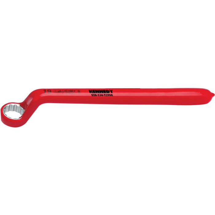 Kennedy 15mm Insulated Ring Spanner - Red High Voltage Tool - Insulated Wrench