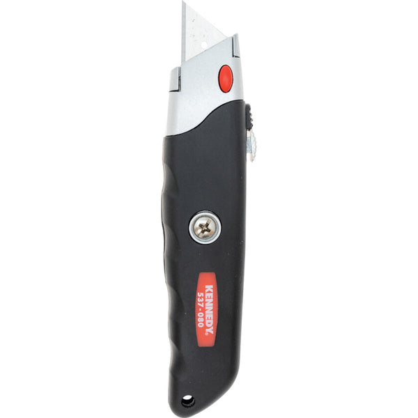 Kennedy Quick Release Utility Knife - Retractable Blade Cutter - Heavy Duty Box Cutter