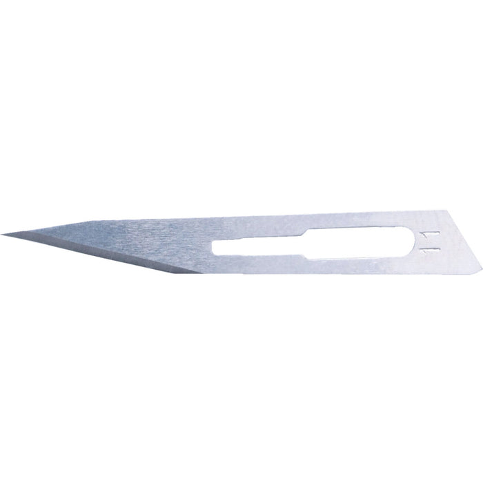 KENNEDY No.11 Carbon Steel Surgical Blade (PK-100): Sharp medical tool for precise incisions.
