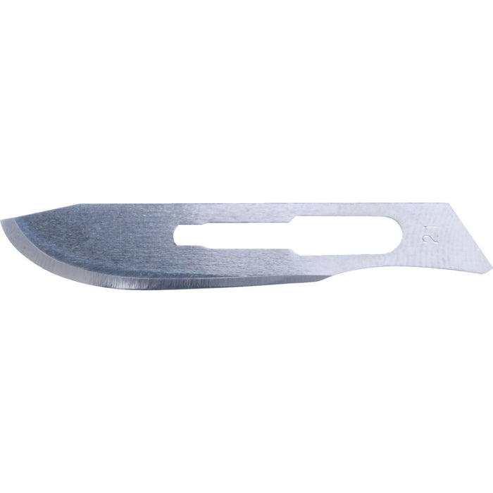 No. 21 Surgical Blade - Carbon Steel, Sharp Medical Scalpel for Precise Incisions
