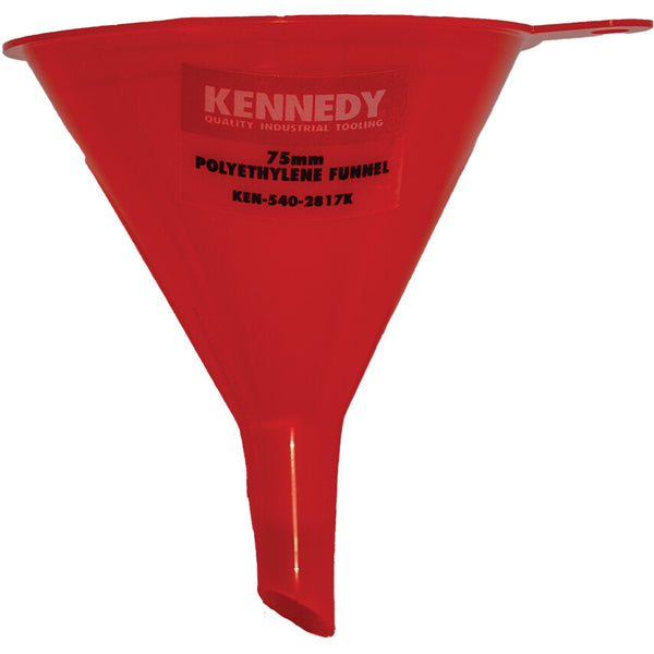 Kennedy 75mm POLYETHYLENE FUNNEL