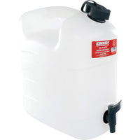 Kennedy PLASTIC WATER CONTAINER C/W TAP15LTR