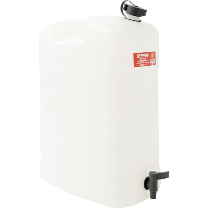 Kennedy PLASTIC WATER CONTAINER C/W TAP35LTR