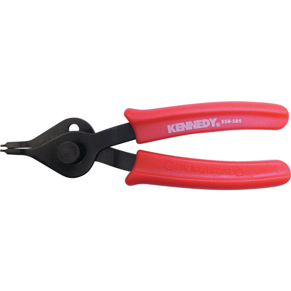 KENNEDY Circlip Pliers - 12-25mm Straight Reversible - Internal/External Ring Pliers Tool