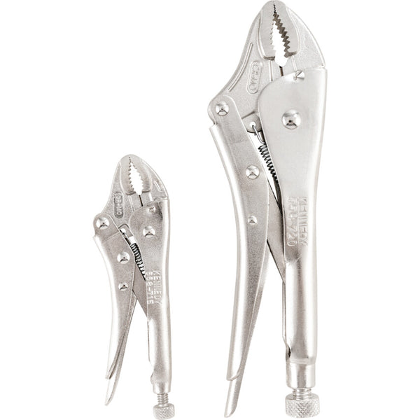 Kennedy 5"/10" CURVED JAW GRIP WRENCHES (SET-2)