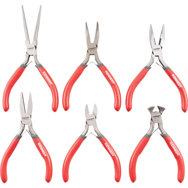 Kennedy MICRO NIPPERS/PLIERS SET(6PC)