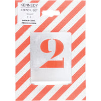 Kennedy 100mm (SET OF 10) STEEL STENCILFIGURES